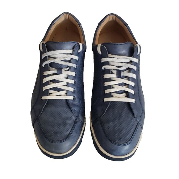 Cole Haan Vartan Sneakers Men\'s Size 12M Blue Leather Perforated Oxford Shoes main image 11